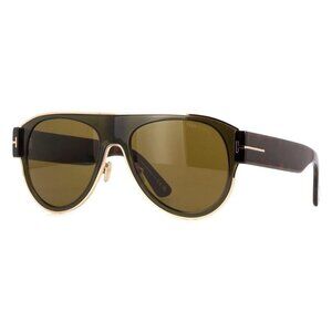 New TOM FORD Lyle-02 Havana Aviator FT1074/S 51J Sunglasses Women